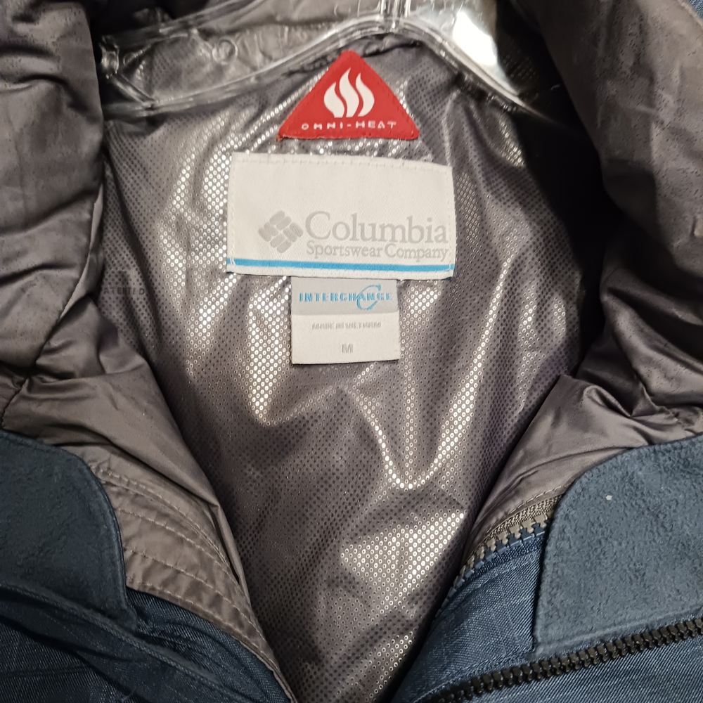 Men's Blue Windbreaker Jacket - Picture 4 of 4